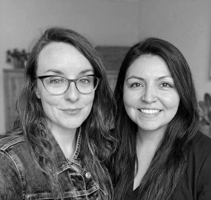 Sarah Hedlund and Diana Mondragón